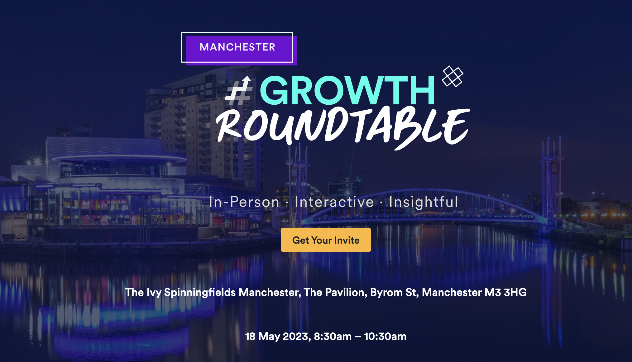 #GROWTH Roundtable 2023 Manchester
