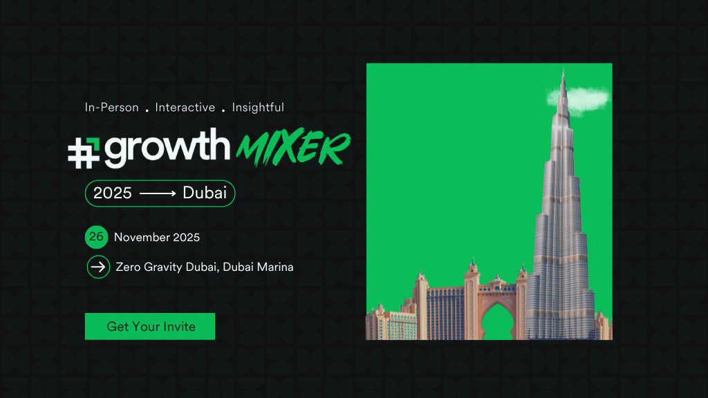 #GROWTH Mixer Dubai 2025 by MoEngage
