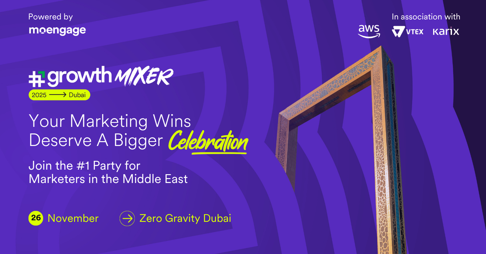 #GROWTH Mixer Dubai 2025 by MoEngage